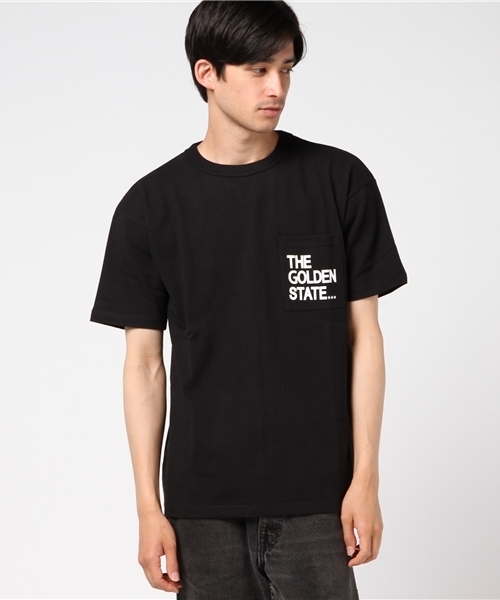 Goodwear(Since1983)(グッドウェア)の「Goodwear ロゴポケットTシャツ(Tシャツ/カットソー・メンズ・オレンジ/ブルー/ブラック/ホワイト・L/M)」の2枚目の写真