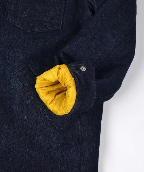 Wrangler（ラングラー）の「Wrangler×SHIPS BLUESTORE: 別注 カラーボア デニムランチコート■（その他アウター・メンズ・レッド/ブルー/イエロー・SMALL/LARGE/MEDIUM）」の13枚目の写真