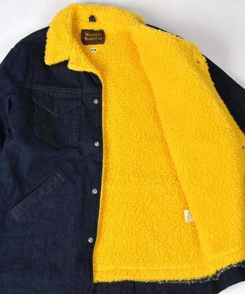 Wrangler（ラングラー）の「Wrangler×SHIPS BLUESTORE: 別注 カラーボア デニムランチコート■（その他アウター・メンズ・レッド/ブルー/イエロー・SMALL/LARGE/MEDIUM）」の14枚目の写真