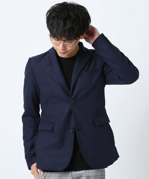 improves(インプローブス)の「メルトンウールシングルテーラードジャケット(テーラードジャケット)」|ネイビー