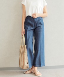 reca | 美脚ラインワイドパンツ◇センタープレスワイドデニワイドパンツ(デニムパンツ)