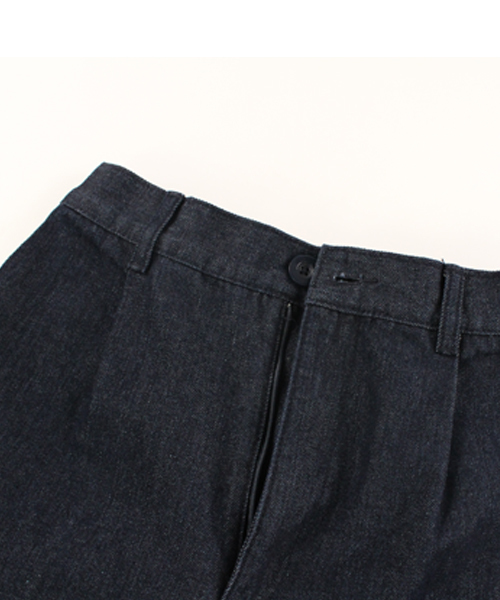 reca（レカ）の「美脚ラインワイドパンツ◇センタープレスワイドデニワイドパンツ（デニムパンツ・レディース・ブルー/ブルー系その他・LL/S/M/L）」の8枚目の写真