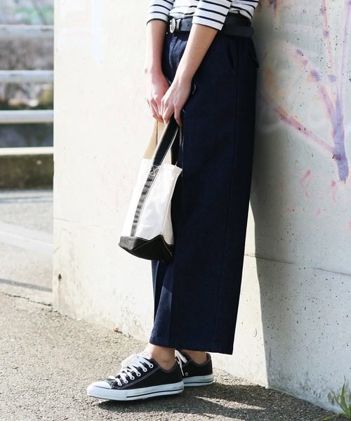 reca（レカ）の「美脚ラインワイドパンツ◇センタープレスワイドデニワイドパンツ（デニムパンツ・レディース・ブルー/ブルー系その他・LL/S/M/L）」の22枚目の写真