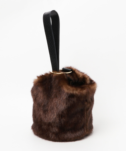 STUDIOUS SELECT（ステュディオスセレクト）の「チャームワンハンドルトート（トートバッグ・レディース・ブラウン/グレー・FREE）」の4枚目の写真