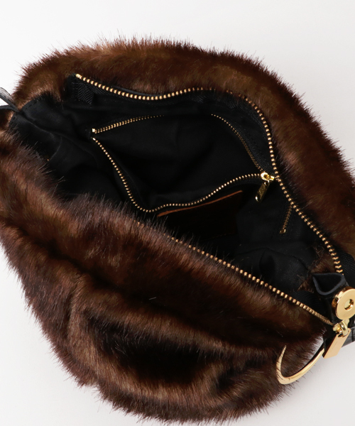 STUDIOUS SELECT（ステュディオスセレクト）の「チャームワンハンドルトート（トートバッグ・レディース・ブラウン/グレー・FREE）」の3枚目の写真