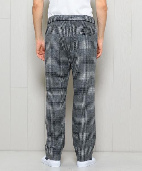 H　BEAUTY&YOUTH UNITED ARROWS（エイチビューティーアンドユースユナイテッドアローズ）の「＜H＞GLENCHECK 2P WIDE EASY PANTS/ﾊﾟﾝﾂ（その他パンツ・メンズ・グレー・MEDIUM/LARGE/SMALL）」の4枚目の写真