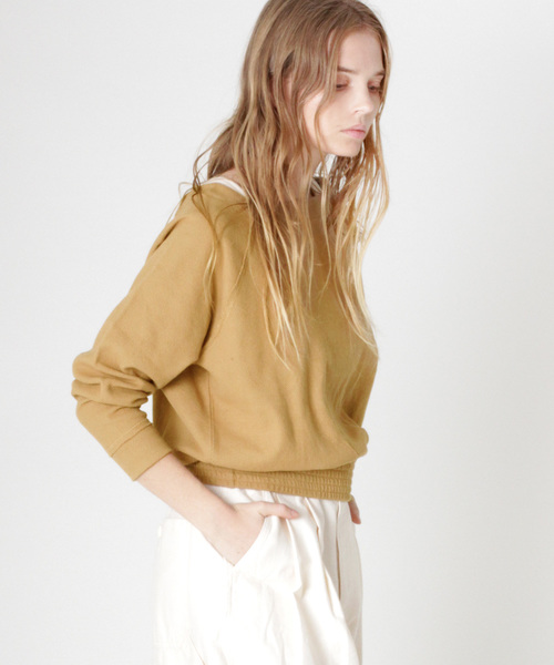 RNA-N（アールエヌエーエヌ）の「M0851 マメかのこスクエアネックプルオーバー（Tシャツ/カットソー・レディース・ブラック/キャメル/オフホワイト・MEDIUM）」の10枚目の写真