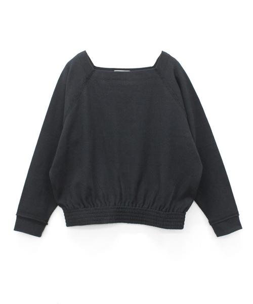 RNA-N（アールエヌエーエヌ）の「M0851 マメかのこスクエアネックプルオーバー（Tシャツ/カットソー・レディース・ブラック/キャメル/オフホワイト・MEDIUM）」の11枚目の写真