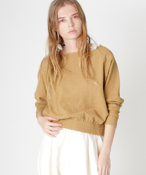 RNA-N（アールエヌエーエヌ）の「M0851 マメかのこスクエアネックプルオーバー（Tシャツ/カットソー・レディース・ブラック/キャメル/オフホワイト・MEDIUM）」の18枚目の写真