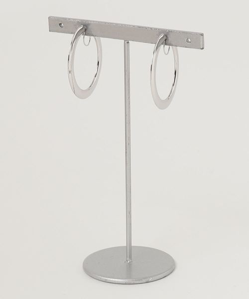 rapiecage（ラピエサージュ）の「プレートフープ イヤリング（イヤリング・レディース・シルバー/ゴールド・FREE）」の9枚目の写真