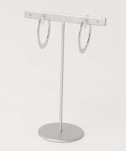 rapiecage（ラピエサージュ）の「プレートフープ イヤリング（イヤリング・レディース・シルバー/ゴールド・FREE）」の8枚目の写真