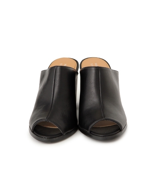 laboratory work（ラボラトリーワーク）の「シンプルサボ（サンダル・レディース・ブラック/キャメル・LARGE/MEDIUM/SMALL）」の7枚目の写真