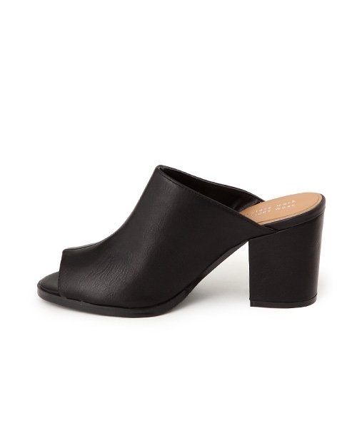 laboratory work（ラボラトリーワーク）の「シンプルサボ（サンダル・レディース・ブラック/キャメル・LARGE/MEDIUM/SMALL）」の8枚目の写真