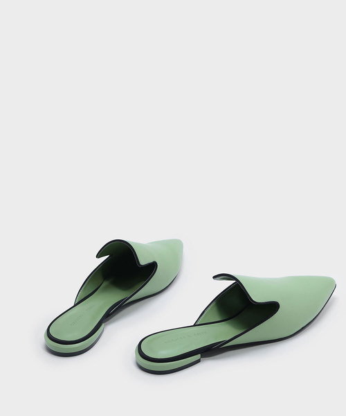 CHARLES & KEITH（チャールズ & キース）の「メッシュディテールスリッポン / MESH DETAIL SLIP ONS（スリッポン・レディース・ブラック/イエロー/グリーン・24.5cm/22.5cm/23.5cm/23cm/25cm）」の12枚目の写真