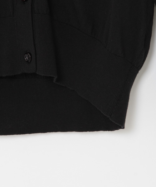 laboratory work（ラボラトリーワーク）の「コットンベーシックVネックカーディガン（カーディガン/ボレロ・レディース・ホワイト/ブラック/オレンジ/ブルー・MEDIUM）」の9枚目の写真