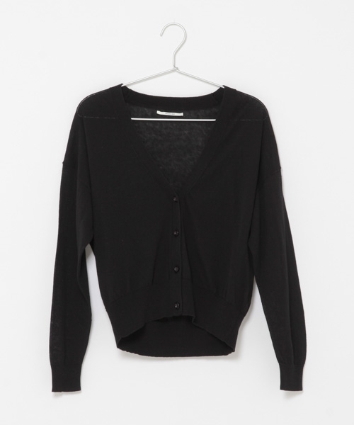 laboratory work（ラボラトリーワーク）の「コットンベーシックVネックカーディガン（カーディガン/ボレロ・レディース・ホワイト/ブラック/オレンジ/ブルー・MEDIUM）」の22枚目の写真