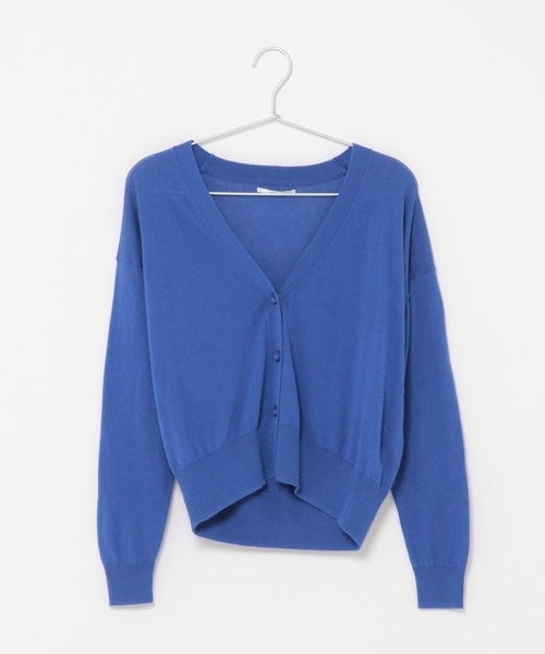 laboratory work（ラボラトリーワーク）の「コットンベーシックVネックカーディガン（カーディガン/ボレロ・レディース・ホワイト/ブラック/オレンジ/ブルー・MEDIUM）」の20枚目の写真