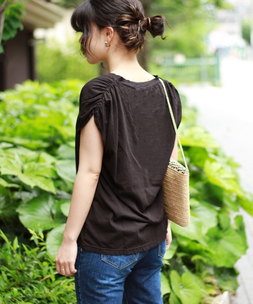 CAL．Berries（カルベリーズ）の「【CAL.Berries / カルベリーズ】ハリウッドタンク（Tシャツ/カットソー・レディース・ホワイト/ブラック/ピンク/ブルー・SMALL）」の3枚目の写真