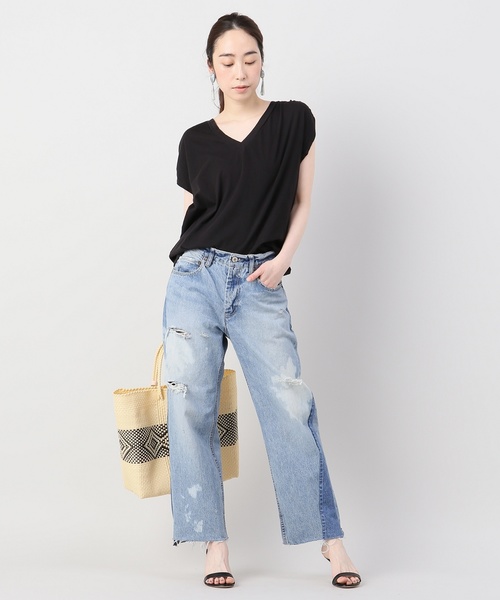 CAL．Berries（カルベリーズ）の「【CAL.Berries / カルベリーズ】ハリウッドタンク（Tシャツ/カットソー・レディース・ホワイト/ブラック/ピンク/ブルー・SMALL）」の7枚目の写真