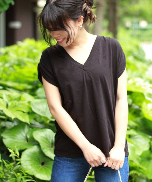 CAL．Berries（カルベリーズ）の「【CAL.Berries / カルベリーズ】ハリウッドタンク（Tシャツ/カットソー・レディース・ホワイト/ブラック/ピンク/ブルー・SMALL）」の9枚目の写真