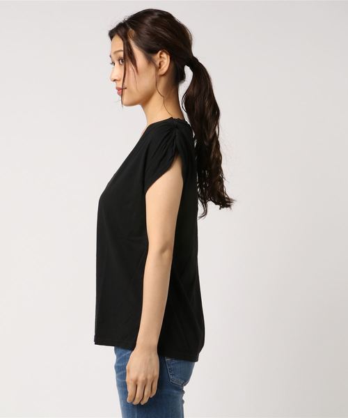 CAL．Berries（カルベリーズ）の「【CAL.Berries / カルベリーズ】ハリウッドタンク（Tシャツ/カットソー・レディース・ホワイト/ブラック/ピンク/ブルー・SMALL）」の5枚目の写真