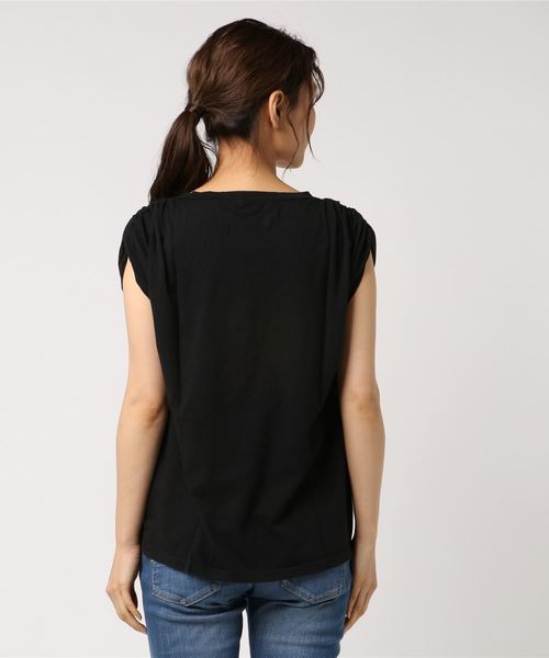 CAL．Berries（カルベリーズ）の「【CAL.Berries / カルベリーズ】ハリウッドタンク（Tシャツ/カットソー・レディース・ホワイト/ブラック/ピンク/ブルー・SMALL）」の6枚目の写真