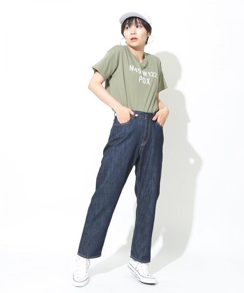 coen（コーエン）の「AIRPORTプリントTシャツ（Tシャツ/カットソー・レディース・ホワイト/ブラック/オリーブ・LARGE/MEDIUM）」の14枚目の写真