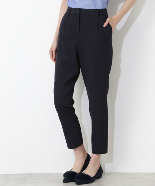 NATURAL BEAUTY BASIC（ナチュラルビューティーベーシック）の「タックペグパンツ（その他パンツ・レディース・ブラウン/ネイビー・X-SMALL/SMALL/MEDIUM）」の3枚目の写真