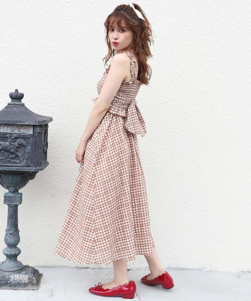 one after another NICE CLAUP（ワンアフターアナザーナイスクラップ）の「スカラップバレエシューズ（バレエシューズ・レディース・ブラック/レッド・SMALL/MEDIUM/LARGE）」の5枚目の写真