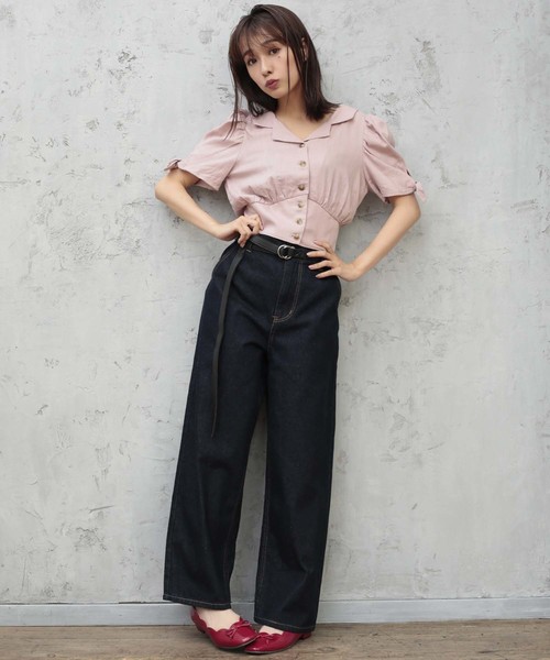 one after another NICE CLAUP（ワンアフターアナザーナイスクラップ）の「スカラップバレエシューズ（バレエシューズ・レディース・ブラック/レッド・SMALL/MEDIUM/LARGE）」の13枚目の写真