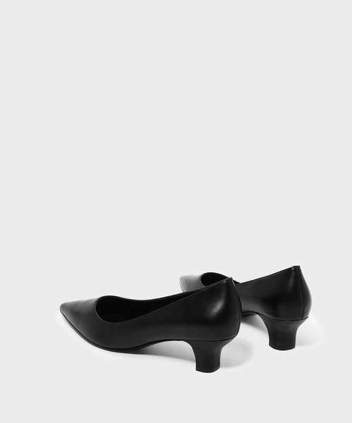 CHARLES & KEITH（チャールズ & キース）の「キトンヒールパンプス / KITTEN HEEL PUMPS（パンプス・レディース・ブラック/ブルーグリーン/マルチ・22.5cm/23cm/23.5cm/24.5cm/25cm/25.5cm）」の5枚目の写真