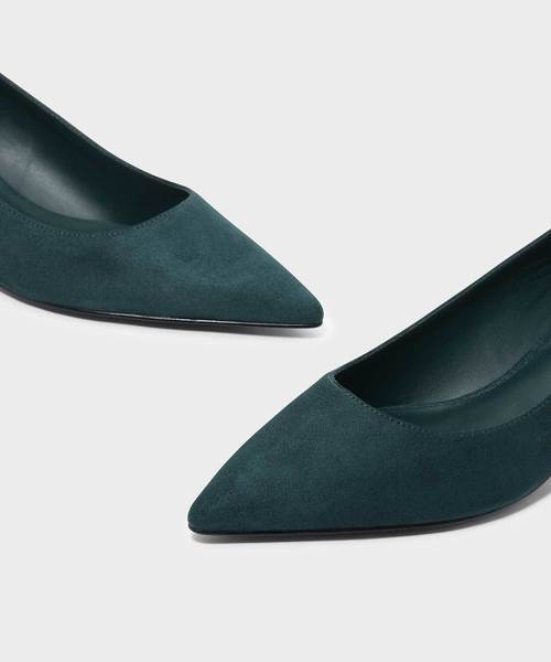 CHARLES & KEITH（チャールズ & キース）の「キトンヒールパンプス / KITTEN HEEL PUMPS（パンプス・レディース・ブラック/ブルーグリーン/マルチ・22.5cm/23cm/23.5cm/24.5cm/25cm/25.5cm）」の9枚目の写真