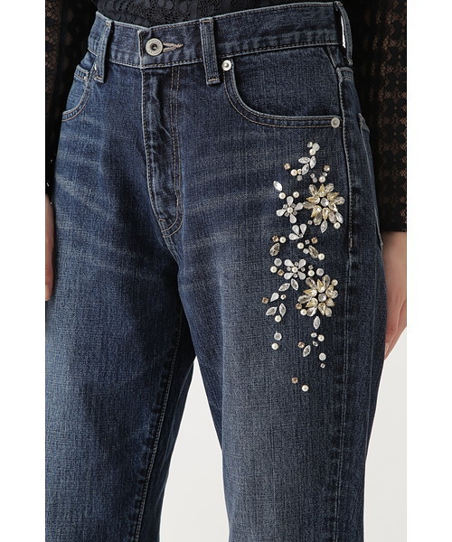 JILL STUART（ジルスチュアート）の「◆ミアデニムパンツ（デニムパンツ・レディース・ネイビー・2/0/4）」の7枚目の写真