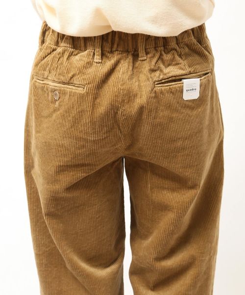 quadro(クオドロ)の「8Wストレッチコーデュロイワイドパンツ(その他パンツ・レディース・オフホワイト/ベージュ/キャメル・SMALL/MEDIUM)」の6枚目の写真