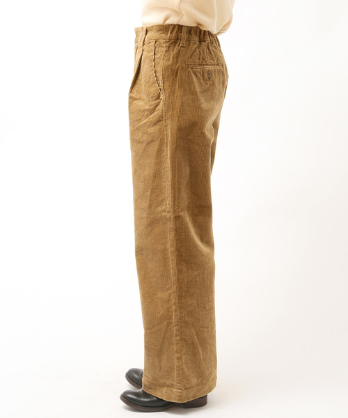 quadro(クオドロ)の「8Wストレッチコーデュロイワイドパンツ(その他パンツ・レディース・オフホワイト/ベージュ/キャメル・SMALL/MEDIUM)」の4枚目の写真