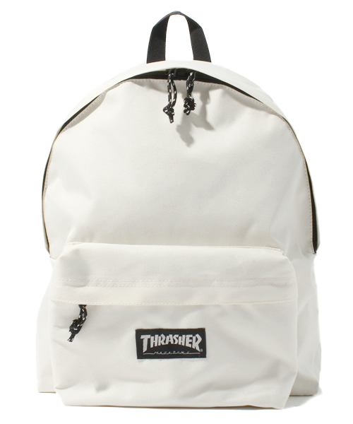 THRASHER（スラッシャー）の「∴WEGO/THRASHER ナイロンデイバッグ（バックパック/リュック・レディース・ホワイト/ネイビー・FREE）」の2枚目の写真