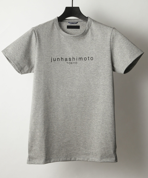 junhashimoto（ジュンハシモト）の「LOGO T（Tシャツ/カットソー・メンズ・ブラック/ネイビー/カーキ/グレー/ホワイト・2/4/5/3）」の7枚目の写真