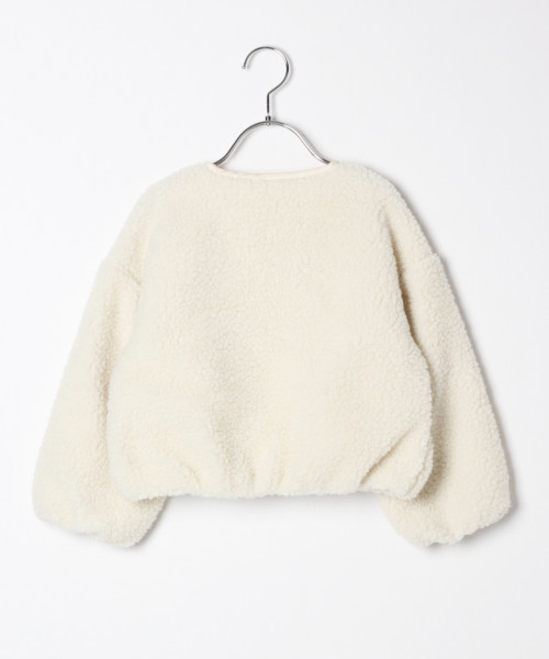 GLOBAL WORK（グローバルワーク）の「【キッズ】ボアＺＩＰブルゾン/818399（その他アウター・キッズ・ブラウン/ホワイト系その他2・SMALL/MEDIUM/LARGE/X-LARGE/XX-LARGE）」の5枚目の写真