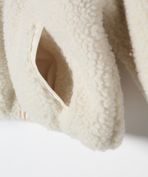 GLOBAL WORK（グローバルワーク）の「【キッズ】ボアＺＩＰブルゾン/818399（その他アウター・キッズ・ブラウン/ホワイト系その他2・SMALL/MEDIUM/LARGE/X-LARGE/XX-LARGE）」の9枚目の写真