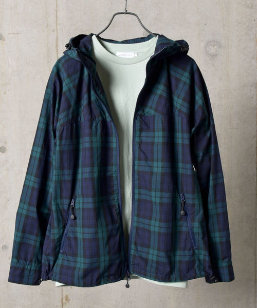 SHIPS JET BLUE（シップスジェットブルー）の「SHIPS JET BLUE: チェック ライトマウンテンパーカー（マウンテンパーカー・メンズ・ネイビー/ブルー・SMALL/MEDIUM/LARGE/X-SMALL）」の15枚目の写真