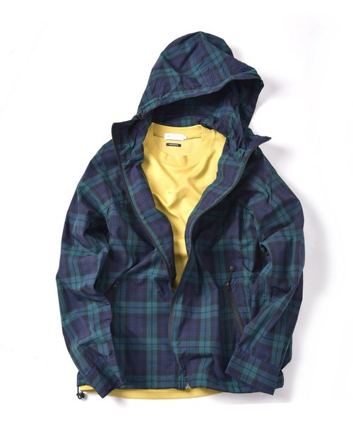 SHIPS JET BLUE（シップスジェットブルー）の「SHIPS JET BLUE: チェック ライトマウンテンパーカー（マウンテンパーカー・メンズ・ネイビー/ブルー・SMALL/MEDIUM/LARGE/X-SMALL）」の17枚目の写真