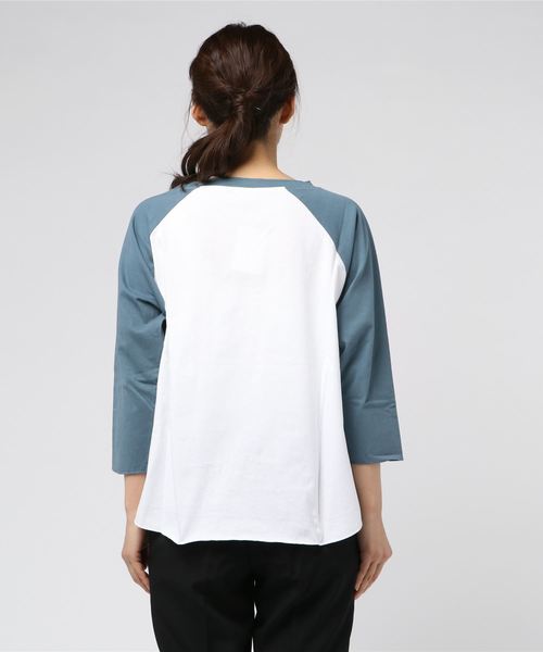 flower（フラワー）の「レディラグランティーズ（Tシャツ/カットソー・レディース・ピンク/ブルー・FREE）」の3枚目の写真