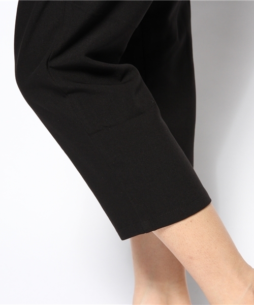 mystic(ミスティック)の「ギャザークロップドパンツ(その他パンツ・レディース・ベージュ/ブラック/グレー・フリ-)」の9枚目の写真