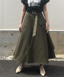 &g'aime | 【&g'aime】チュールレイヤードスカート(スカート)