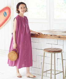 シャツワンピース パープル系 一覧 Wear