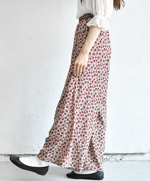 PairPair(ペアペア)の「小花柄ワイドパンツ(その他パンツ・レディース・ブラック/ベージュ・FREE)」の15枚目の写真