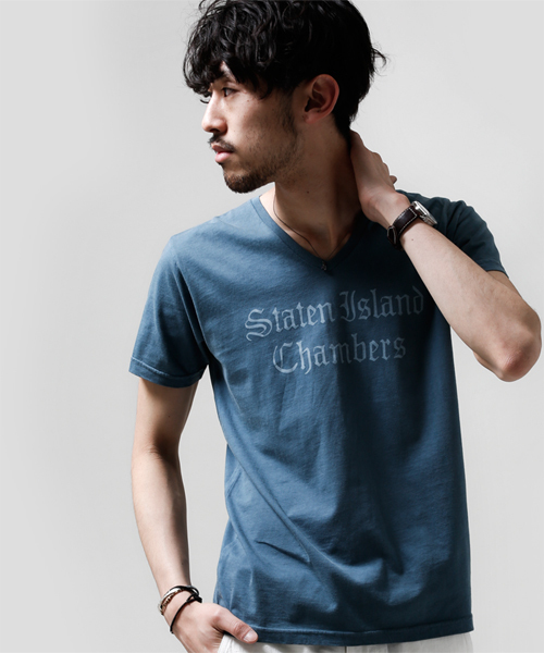 NANO universe（ナノユニバース）の「シェーディングPtTee（Tシャツ/カットソー・メンズ・ターコイズブルー/グリーン/ブラック/グレー・X-LARGE/SMALL/LARGE/MEDIUM）」の4枚目の写真