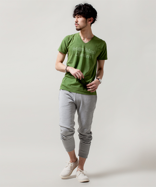 NANO universe（ナノユニバース）の「シェーディングPtTee（Tシャツ/カットソー・メンズ・ターコイズブルー/グリーン/ブラック/グレー・X-LARGE/SMALL/LARGE/MEDIUM）」の8枚目の写真