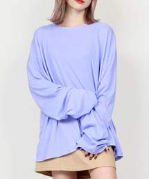 DING | DING/カラーロングＴシャツ(Tシャツ/カットソー)