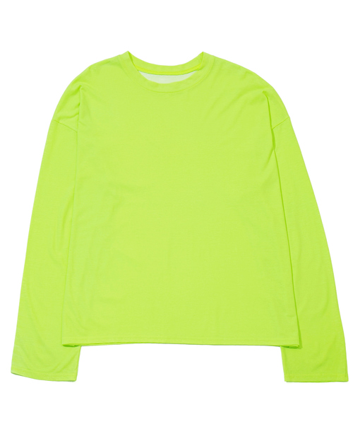 DING(ディング)の「DING/カラーロングTシャツ(Tシャツ/カットソー・メンズ・パープル/ピンク/イエロー・FREE)」の19枚目の写真